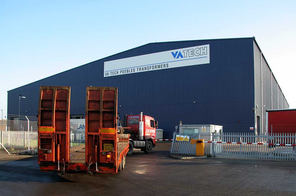 VA Tech Base  -  a former engineering workhouse in the south east corner of Leith Docks