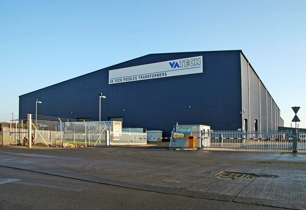 VA Tech Base  -  a former engineering workhouse in the south east corner of Leith Docks