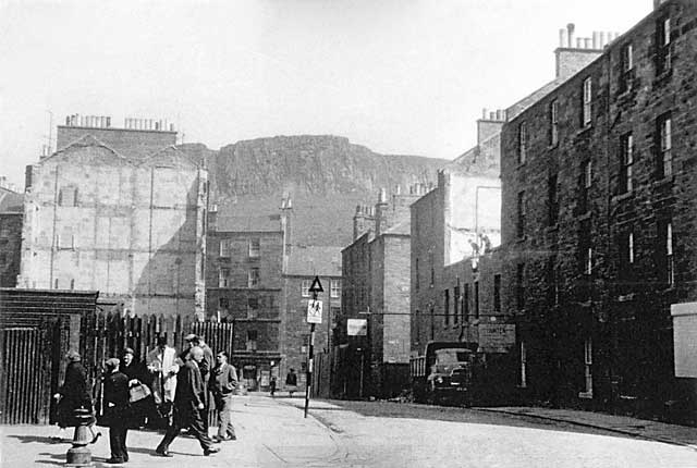 Demolition of the Penny Tenement in Beaumont Place  -  1959