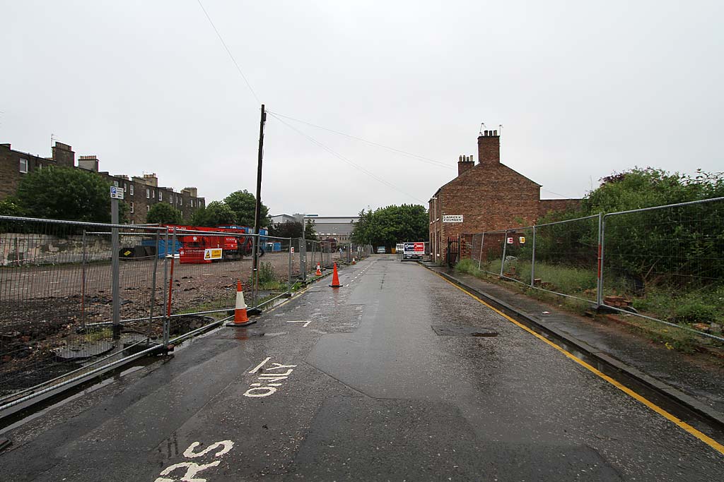 Laing's Foundry  -  Looking to the north down Beaverbankl Place  -  June 2010