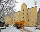 Snow Plough at Dean Village  -  November 29, 2010