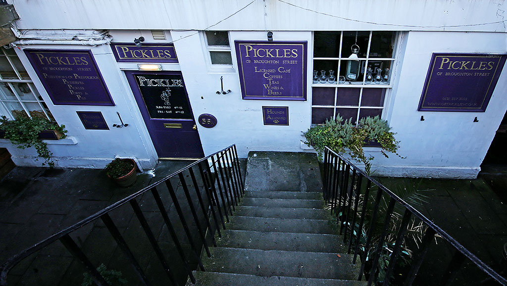 Pickles Bar,  56A Broughton Street  -  Photo taken 2015