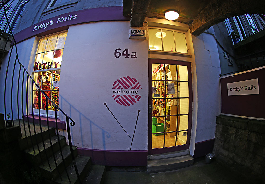 Shop at 64a Broughton Street  -  Kathy's Knits