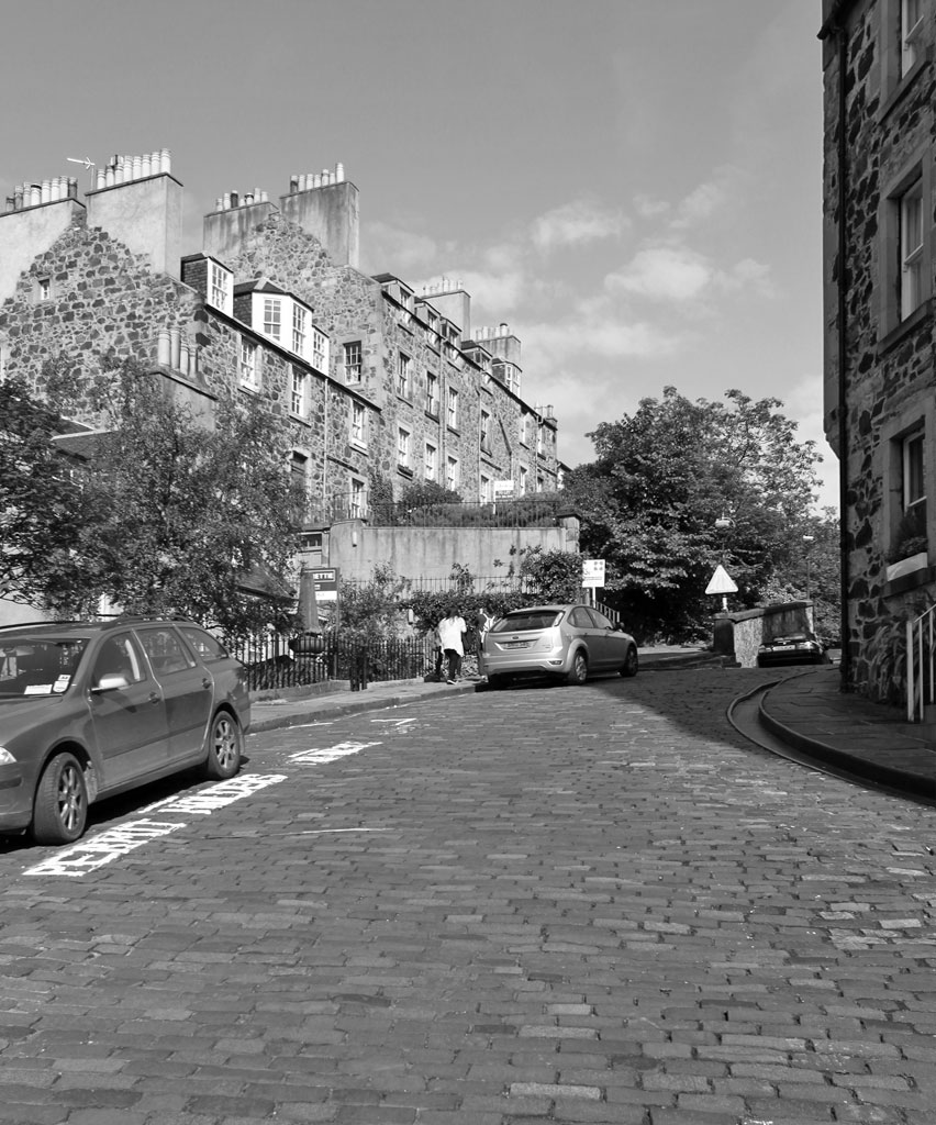 Houses at 20 to 26 Calton Hill, the steep street that links Leith Walk to Regent Road