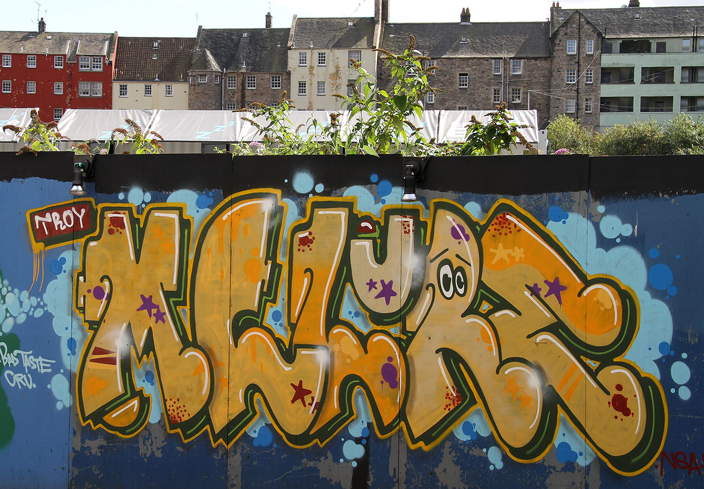 Street Art and Graffiti, Calton Road, Edinburgh  -  August 2012