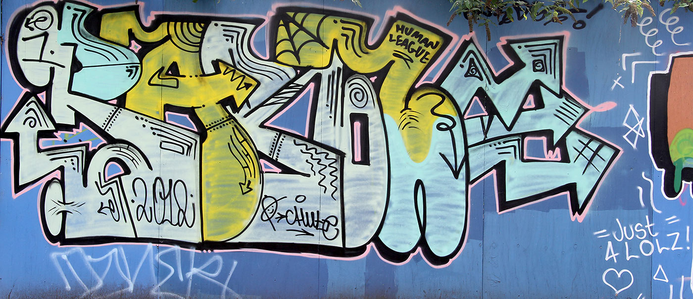 Street Art and Graffiti, Calton Road, Edinburgh  -  August 2012