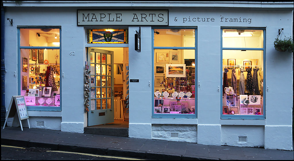 Shop at 62 Candlemaker Row, Edinbuefh Old Town - November 2014