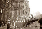 Parade down Castlehill from Edinburgh Castle Esplanade - around 1953