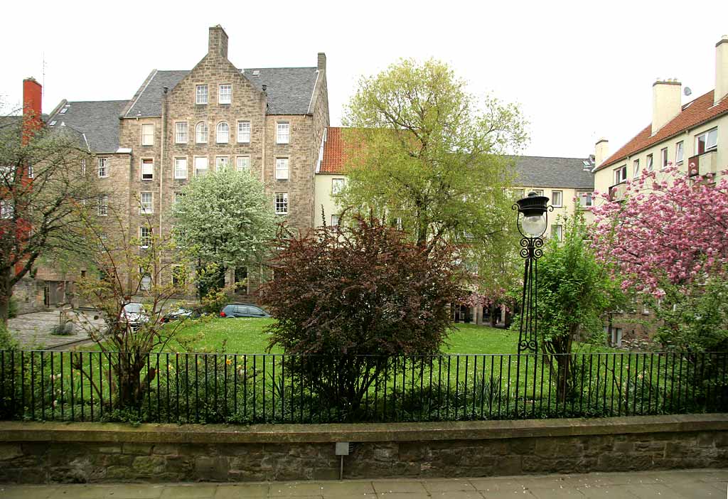  The west side of Chessel s Court and blossom -  photographed May 2006