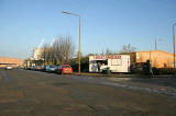 A snack bar in Cosntitution Street close to the entrance to Leith Docks at the Casino  -  November 2005