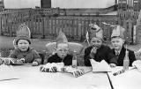 Coronation Party at the prefabs, Craigour Avenue  -  Photo taken 1953