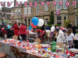 Street Parety to commemorate the Royal Wedding of Prince William and Kate Middleton  -  Dalhousie Terrace  -  April 2011