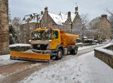 Snow Plough at Dean Village  -  November 29, 2010