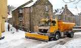 Snow Plough at Dean Village  -  November 30, 2010