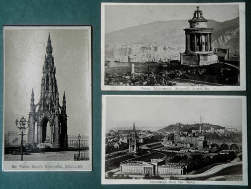 Cartes de Visite - Edinburgh scenes - Archibald Burns