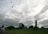 Kite Flying on Calton Hill  -  September 2007