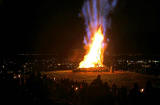 Photo taken at Calton Hill on the evening of the Torchlight Procession  -  December 30, 2011