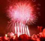 Photo taken at Calton Hill on the evening of the Torchlight Procession  -  December 30, 2011