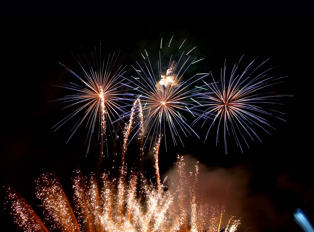 Photo taken at Calton Hill on the evening of the Torchlight Procession  -  December 30, 2011