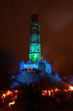 Photo taken at Calton Hill on the evening of the Torchlight Procession  -  December 30, 2011