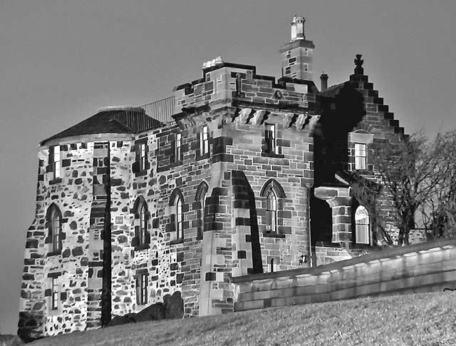 Photo taken at Calton Hill on the evening of the Torchlight Procession  -  December 30, 2011