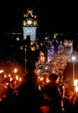 Photo taken at Calton Hill on the evening of the Torchlight Procession  -  December 30, 2011