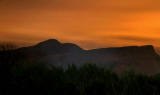 Photo taken at Calton Hill on the evening of the Torchlight Procession  -  December 30, 2011