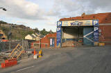 Demolition of the Eastern Scottish Bus Depot in New Street