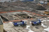 Excavations beneath the Eastern Scottish Bus Depot in New Street