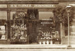 H W Turner's Ironmonger Shop at 100 St John's Road, Corstorphine  -  Photographed around 1920