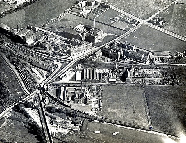 Craigmillar Aerial Photos - pre-1930s - Breweries, Roads and Railways