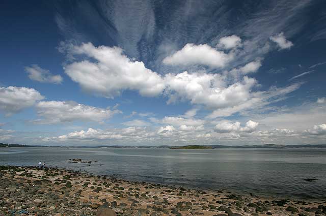 Clouds over Cramond Island  -  July 2009