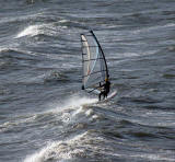 Kitesurfing between Cramond and Silverknowes - July 2009