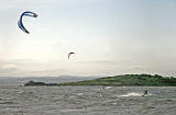 Kitesurfing between Cramond and Silverknowes - July 2009