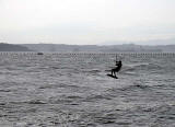 Kitesurfing between Cramond and Silverknowes - July 2009