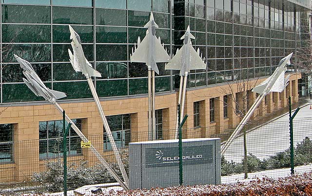 Selex Galileo Factory, on the NE corner of Crewe Toll Roundabout, Edinburgh  -  December 2009