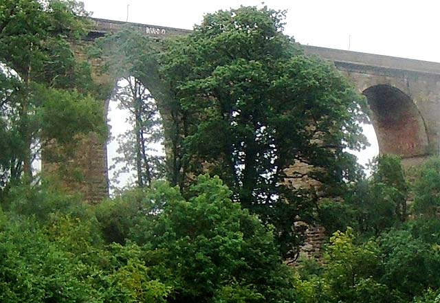Cumnock Temple Bridge, Ayrshire - viaduct photographed 2009