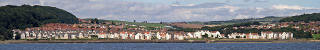 Dalgety Bay  -  View from the Firth of Forth  -  Panorama