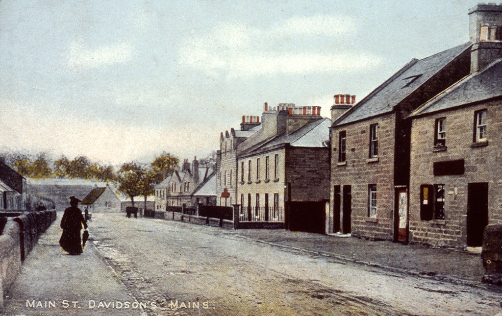 Davidson's Mains Early photos of buildings and streets