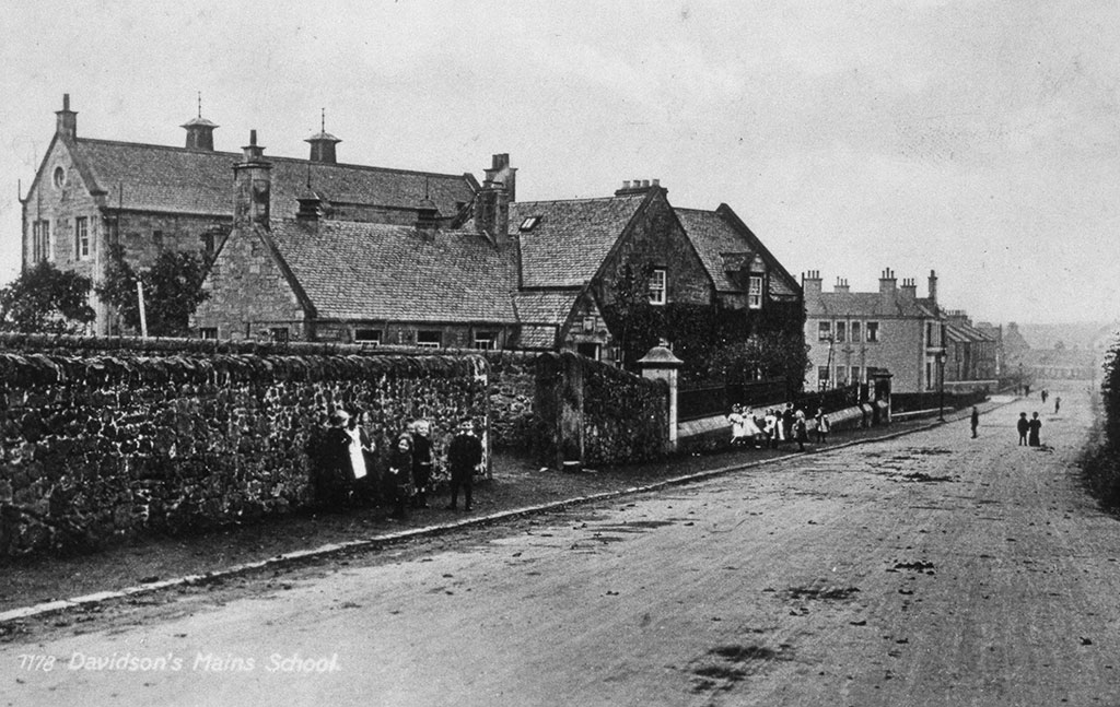 Davidson's Mains Early photos of buildings and streets