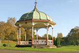 Bandstand in Dunfermline Public Park  -  Photographed November 2006