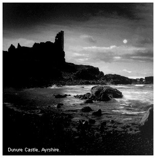 Dunure Castle, Ayrshire  -  Photograph by Kirk V Toft, 2001