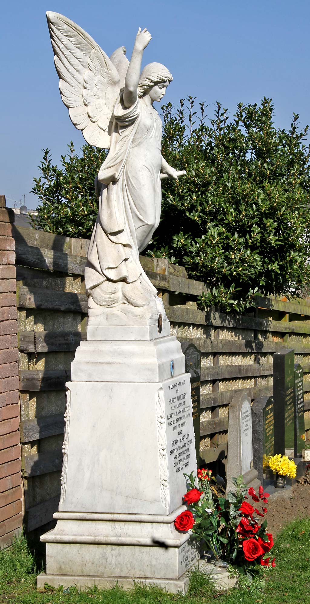 Eastern Cemetery  -  Angel Monument near the entrance to the cemetery