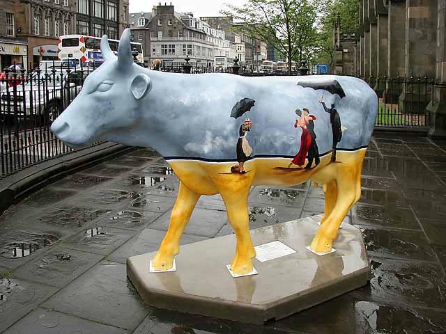 Edinburgh Cow Parade  -  2006  -  The West End of Princes Street