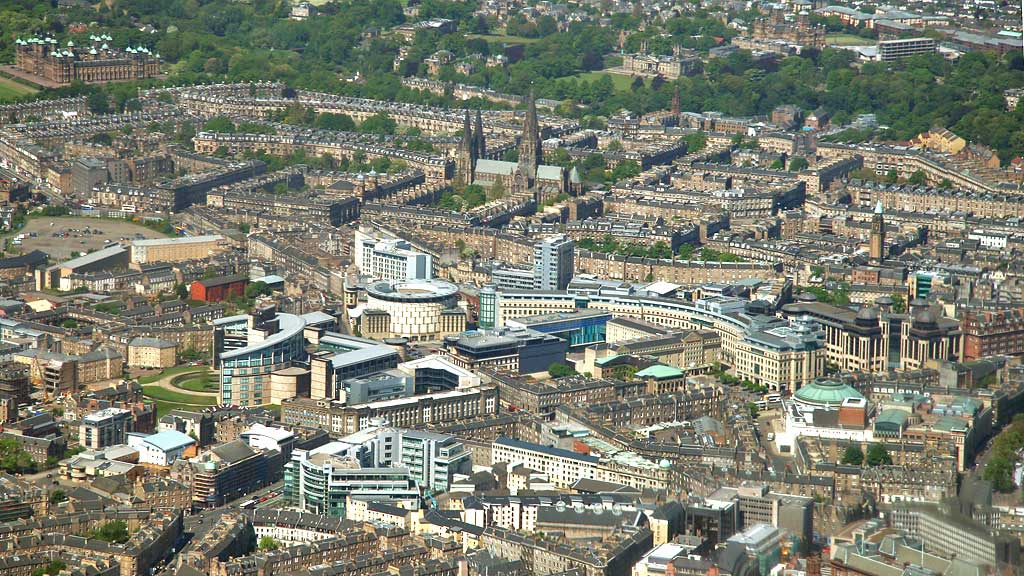Edinburgh Exchange  -  a new financial district close to Edinburgh's West End