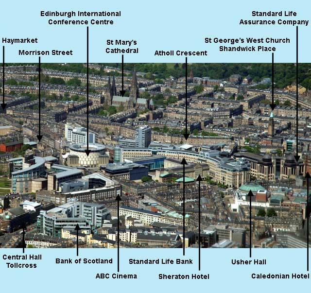 Edinburgh Exchange  -  a new financila district close to Edinburgh's West End