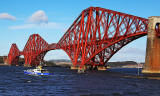 The Forth Bridge and 'Maid of the Forth' on a cruise to Inchcolm  -  October 29, 2013
