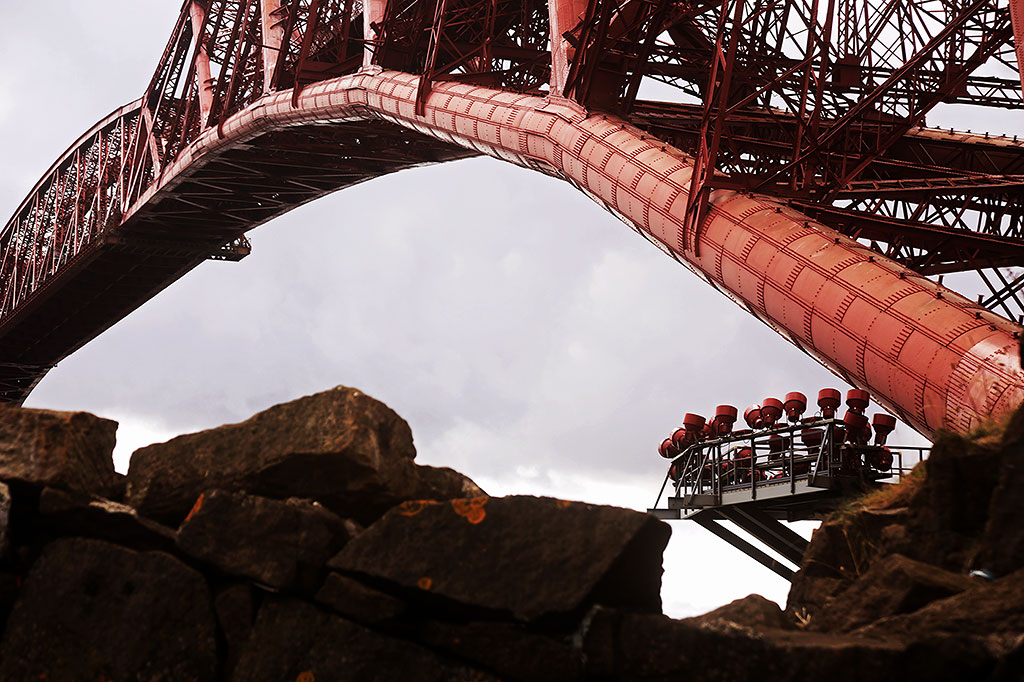 The Forth Bridge and Floodlightsl  -  North Queensferry