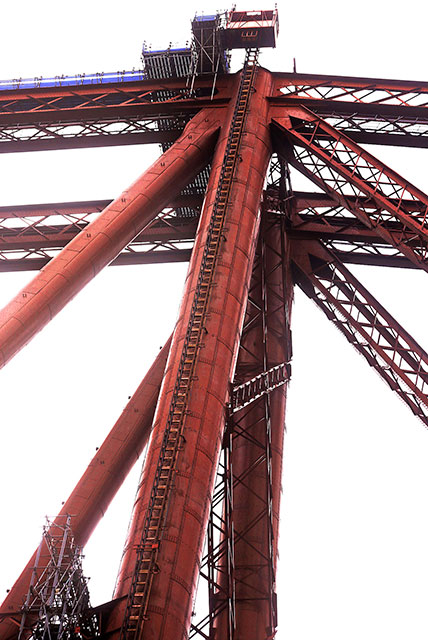 The Forth Bridge and Lift to the top of the North Cantilever  -  North Queensferry