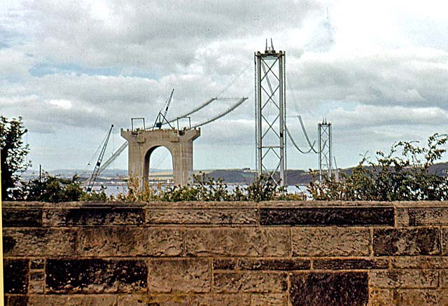 Forth Road Bridge under construction  -  1961-64